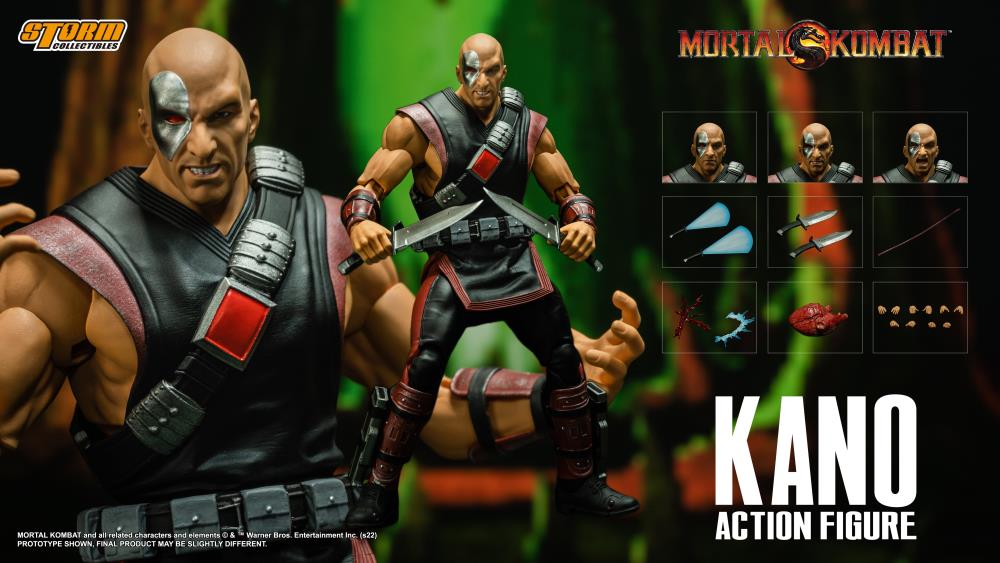 Storm Collectibles Mortal Kombat Kano 1/12 Scale