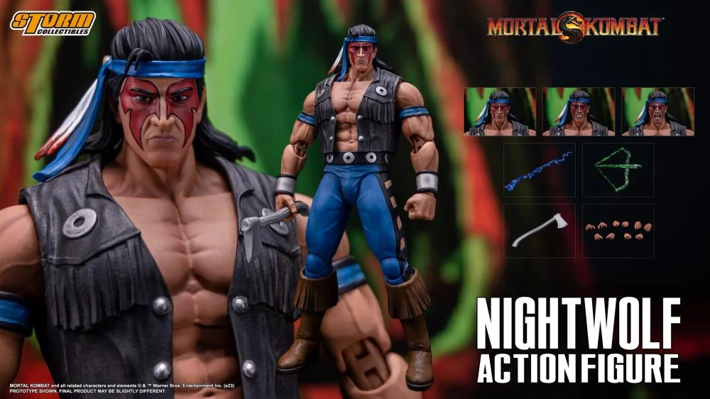 Storm Collectibles Mortal Kombat Nightwolf 1/12 Scale