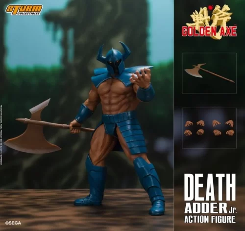 Storm Collectibles Golden Axe Death Adder Jr. Blue Color BOSS 1/12 Scale