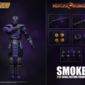 Storm Collectibles Mortal Kombat 3 Cyber Ninja Smoke 1/12 Scale