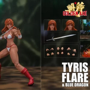 Storm Collectibles Golden Axe Tyris Flare & Blue Dragon 1/12 Scale