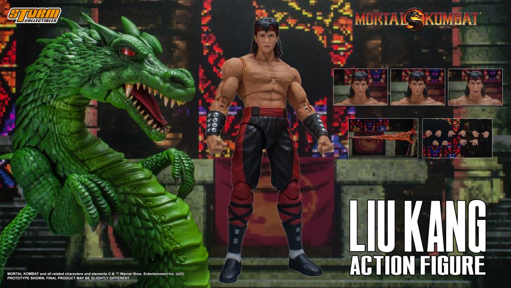 Storm Collectibles Mortal Kombat Liu Kang and Dragon Set 1/12