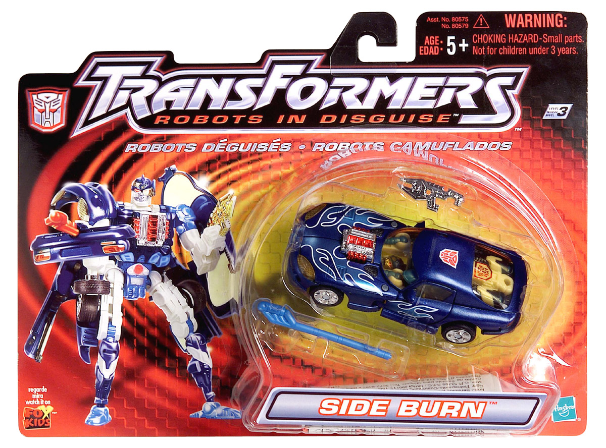 Transformers: Robots in Disguise Side burn (2001)