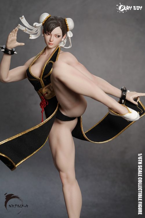 Play Toy Fighting Goddess 2.0 P023B (Black Battle Costume Not Chun Li) 1/6 Scale