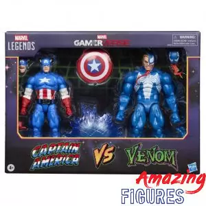 Marvel Legends Series Gamerverse Captain America vs Venom
